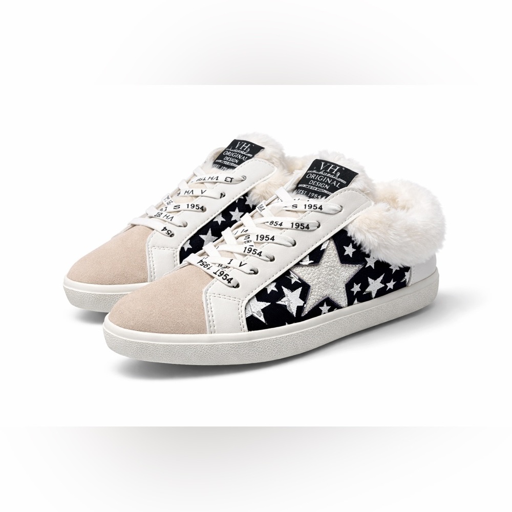 New in Box $120 Vintage Havana Mellow Multi Stars Sneakers -sz 7.5